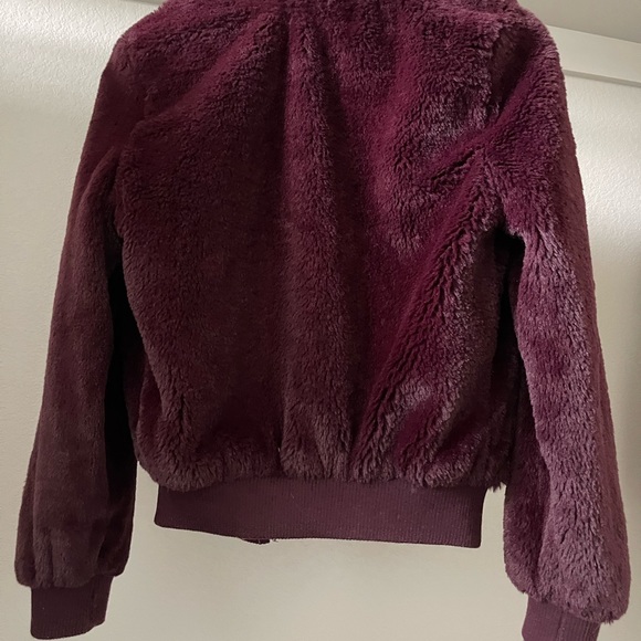 Faux fur bomber jacket - Picture 2 of 3